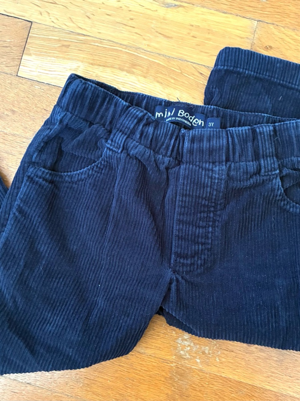 Mini Boden Navy Corduroys